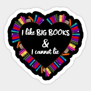 I like Big Books Sticker